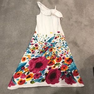 Girls floral maxi dress
